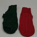 2 Pack Dog Sweaters for Small Dogs, Chihuahua Yorkie Sweater, Puppy Clothes Winter Warm Pullover Clothing, Pet Cat Cold Weather Puppy Cold Outfits