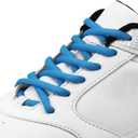 4 x Oval Athletic Shoelaces Half Round Shoe Laces for Sneakers Running Shoes Sport Shoe Strings 23 Color (39"(100cm), Blue)