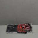 BBQ Fireproof Gloves, Grill Cut-Resistant 1472F Heat Resistant Gloves, Non-Slip Silicone Oven Gloves, Kitchen Safe Cooking Gloves for Oven Mitts,Barbecue,Cooking, Frying,13.8 Inch-Red