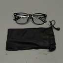 Blue Light Blocking Glasses - Fashion Square Eyeglasses, Anti UV Ray Computer Gaming Glasses Blue Blockers for Women/Men Black 