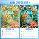 BOXOB 10pcs Rite-Size E Filter Cartridges Replacement for Marineland Emperor PRO 450 280 400, Aquarium Filter Accessories for Fish Tank Multi-Stage Filtration