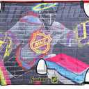 Franklin Sports NHL Street Hockey Goalie Shooting Target - Shooter Tutor Hockey Goal Practice Target - Street Hockey Net Goalie Target - Easy Attach Targe (72" X 48", Assorted Colors)
