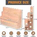 Scalloped Book Shelf, Montessori Bookcase for Kids, Wooden Book Rack for Classrooms, Playrooms.(29.6" W *10.6" D*27.6" H), 39.4" W*10.6" D*27.6" H