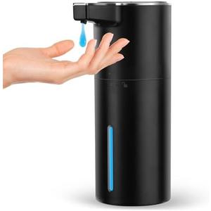 Automatic Soap Dispenser Liquid Touchless: Wall USB Rechargeable - 4-Level Adjustable Modern Electric Hand Soap Dispenser - Kitchen Bathroom Kids Family