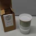 NOVA CERAMICS Travel Mug - Ceramic To Go Coffee Mug With Lid – Travel Mug Ceramic To Go Cup – Microwave & Dishwasher Safe Ceramic Coffee Mug With Lid - Gifts For Women Men Him Her – 12oz – Sage Green