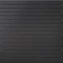NeatiEase Slatwall Panel Wall Storage Systems, 4 x 4ft Slat Wall Paneling Garage Wall Organizer, Heavy Duty Wall Mounted PVC Wall Rack (Black)