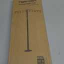 10ft String Light Pole for Hard Surfaces, Light Pole for Outdoor String Light, Perfect for Garden, Backyard, and Patio Lighting Stand for Parties, Wedding - Matte Black Finish - 1 Pack