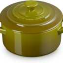 Le Creuset Stoneware Mini Round Cocotte, 8 oz., Olive