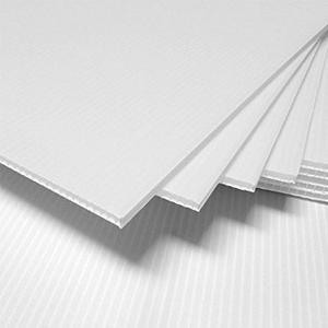 24" X 36" Coroplast Sign - 4mm - Blank White Plastic Sheet Board - Fits Most A-frames - 14 Pack