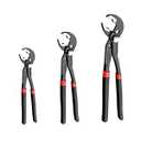 Quick Adjust Groove Joint Pliers Set 7-inch, 10-inch, 12-inch, Groove Wrench Pliers, Water Pump Plier, Durable CR-V Steel Tongue 