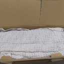 Bedsure Cotton Duvet Cover King - 100% Cotton Waffle Weave Coconut White Duvet Cover King Size, GentleSoft and Breathable Bedding Set for All Season, 3 Pieces, 104"x90"