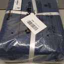 Bedsure Gentlesoft 100% Cotton Blanket Twin XL Size for College Dorm - Cooling Breathable and Soft for Summer, Waffle Weave Twin Blanket for Bed, Dorm Room Essentials, Pageant Blue, 66x90 inches