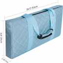 Jongyance Empty Mahjong Bag(Blue) with A Mahjong Tile Bag And A Rack Bag, Mah-jongg Carrying Bag, Mahjong Accessory, 20.5 x 3.1 x 10 inches