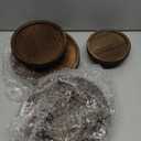 6 Pcs Wooden Risers Display Stands Rustic Wood Cake Cupcake Stands for Party Round Food Risers Buffet Wooden Holder Rustic Riser for Buffet Display Home Wedding Party Decor