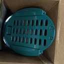 1 Pack 4" Slope Drainage Grate Cover, Rain Diverter, Drainage Grate Yard Drain, Drain Emitter for Sump Pump Discharge & Downspout Extensions, Fit 4" SCH 40, 4" SDR 35, 4" Corrugated Pipe-Green