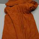 PrinceDeco Stretch Loveseat Sofa Cover Slipcover Couch Cover for 2 Cushion Sofa Washable Sofa Cover for Pets Friendly Furniture Protector Covers with Non Slip Bottom(Loveseat, Rust)