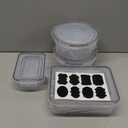 40 PCS Food Storage Containers with Lids Airtight (20 Containers & 20 Lids), 100% Leakproof Meal Prep Container Set for Kitchen Storage, BPA-free, PVC-free Reusable Plastic, Microwave/Dishwasher Safe