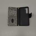 Buleens for Samsung Galaxy S23 Wallet Case for Women - with Card Holder S23 Flip Case Leather Crossbody Cute Aesthetic Galaxy S23 Case with Strap Kickstand for Girls Girly, BK WH Notebook