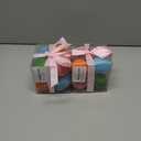 2 x Easter Decoration Egg Hanging Ornaments, 8 Pcs 3 inch Large Decorations Artificial Velvet Colorful Tree Gifts Box for Trees Spring Decorative for DIY Crafts Party School Office Home Decor