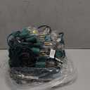 Minetom Vintage C9 LED Christmas Lights Outdoor Warm White, 50 Feet C9 String Lights for Christmas Tree Roofline Holiday Party Indoor Outdoor Garden Patio Backyard Cafe Xmas Decoration, Green Wire