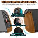 IFYOO NexGrip Ergonomic Grip Set for Nintendo Switch 2 Joycons, Grip Case Compatible with Joy Con 2 Controller, Compatible with Switch 2 Joycon, Switch 2 Accessories - Black
