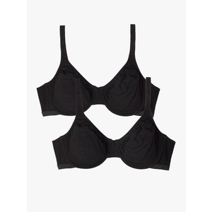 Fruit of the Loom Women's Unlined Underwire Bra-Cotton & Spandex Blend for Natural Shape and Flexibility Size 34c
