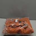 NICETOWN Burnt Orange 100% Blackout Lined Curtains, 2 Thick Layers Completely Blackout Window Treatment Thermal Insulated Drapes for Kitchen/Bedroom (1 Pair, 52" Width x 63" Length Each Panel)