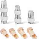 Sopito Finger Splint, 7PCS Finger Support Brace Stabilizer for Straightening Arthritis Knuckle Immobilization