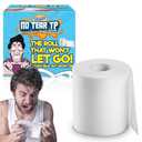 Gagster No Tear Toilet Paper Prank - Unrippable TP Roll, No Rip Toilet Paper Trick, Practical Joke for Adults & Kids, April Fools Day Gag, Novelty Toilet Paper, 1 Roll White