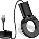 150 Watt Utility De-Icer Submergible Cast Aluminum Chicken Water Heater for Winter Bird Bath Heater (Black)