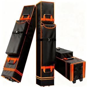 10 x 10 x 62 inch Canopy Tent Storage Bag Replacement with Roller Wheels & Handles, 800D Waterproof Large Heavy Duty Pop Up Canopy Storage Bags Wheeled