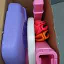 Toddler Pink Basketball Hoop Indoor Outdoor for Kids 1-3, Height Adjustable Kids Basketball Hoop with 3 Balls, Portable Mini Grils Basketball Goal Sport Toys for Baby Girls Boys Age 3 4 5 -Pink