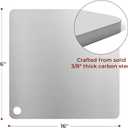 Pizza Steel for Oven & Grill 16"x16" Baking Steel 3/8" Deluxe Thick, 16"x16"x0.37''