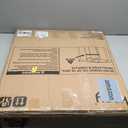 keny 29"-42.5" Baby Gate for Stairs, Auto Close Safety Dog Gate, Pressure Mounted Easy Walk Through Pet Gate for Doorways, Durable Stair Gate, 30" Tall, White