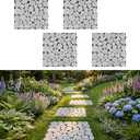 4 Pcs Interlocking Stepping Stones Outdoor for Garden
DIY Interlocking Flooring, Stone Decking Tiles Landscaping Decor for Garden, Patio, Backyard, Balcony, Path, Off-white