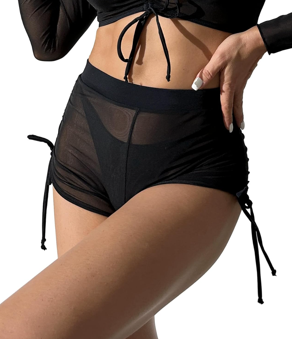 Lopie Women Board Shorts Bikini Bottom Swimsuit Skort Swimdress Large