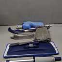 Mops for Floor Cleaning Wet Spray Mop with 14 oz Refillable Bottle and 3 Washable Microfiber Pads Home or Commercial Use Dry Wet Flat Mop for Hardwood Laminate Wood Ceramic (02-navy Blue)