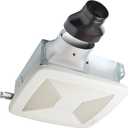 Broan-NuTone LP80 ENERGY STAR Certified LoProfile 4" Bath Ventilation Fan, 1.0 Sones, 80 CFM White Exhaust Fan