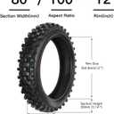 GREHUA 3.00-12 80/100-12 Rear 60/100-14 2.50-14 Front Tire and Inner Tube for CRF110 KLX110 SSR125 CRF70 XR70 Tuttio Soleil01 125cc 110cc KX65 KX110 TTR110 PW80 Pit Dirt Bike Off Road Motocross Parts