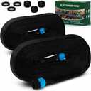 Garden Hose for Drip Irrigation System,Soaker Hose 100ft (50ft*2), Drip Hose for Garden Save 80% Water, Leakproof Design, Flexible Water Hose with Holes for Lawn, Garden Bed, Vegetable Field