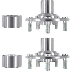 ApplianPar 2Pcs Front Wheel Hub and Bearing Kit for Civic 2012 2013 2014 2015