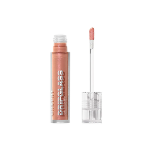 Morphe Dripglass High Shine Lip Gloss - Glazed, Semi-Sheer & Nourishing Lip Makeup - Buildable Formula Infused with Plant-Derived Squalane & Vitamin E - Beige Beam (0.13 oz)