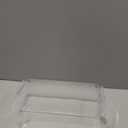 240323002 Refrigerator Door Bin Shelf Compatible with Frigidaire or Electrolux, Bottom 2 Shelves on Refrigerator Side, Clear, Double Unit, Replaces PS429725, AP2115742