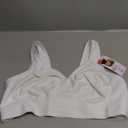 Hanes Women's Wireless Bra, Smooth Comfort Full-Coverage T-Shirt Bra, Single Size 3XL