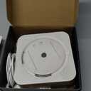 Bluetooth Portable Home CD Music Player with Remote Control, Timer, Built-in Speakers and LED Display - FM Radio Boombox (White)