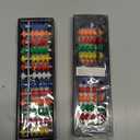 Plastic Colorful Beads Abacus Soroban, 13 Column Chinese Abacus Japanese Soroban Calculator Kid's Counting Tool (Style 1)