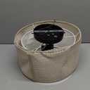 JIWUZHI Boho Light Fixtures,12.6" Flush Mount Ceiling Lights Drum Light Fixture with Double Shade,3Lights Close to Ceiling Lamps for Bedroom Living Room Dining Room Hallway Entryway Kitchen.item has a defect