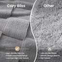 Cozy Bliss Checkered Faux Rabbit Fur Twin Blanket for Bed, Soft Fuzzy Blankets for Women Men, Furry Fleece Throw for Sofa Bedroom Living Room (60 * 80 Inches Light Grey)