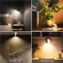 2 Pack Wireless LED Spot Lights Indoor Battery Operated with Remote, Rechargeable Up Lights Indoor with TimerDimmable, 3CCT Picture Lights for Wall, SpotLights Accent Uplighting for Plant -White