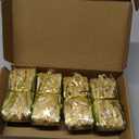 Sherr 4 Pcs 79ft Christmas Ribbon Lights Christmas Tree Decorations 240 LED Lights Fairy Lights Xmas Ribbon Battery Powered Operated Indoor String Lights Holiday Party Decoration (Gold)